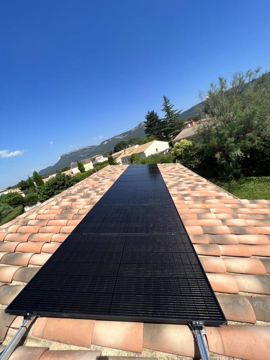 autoconsommation d'une installation photovoltaique à Trets 