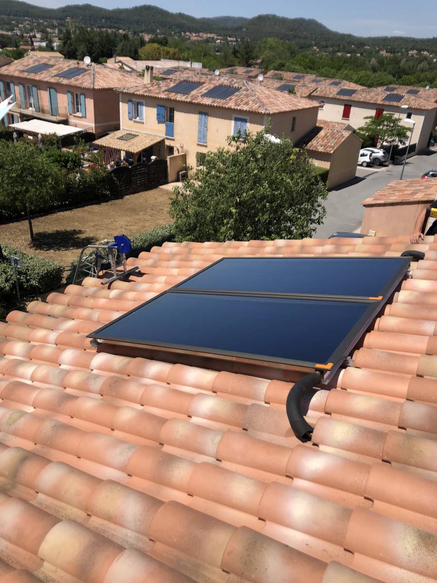 surimposition capteurs solaires dans le Var à Brue Aurillac